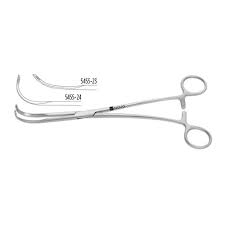 Semb Dissecting & Ligature Forceps, 9 1/2" (24.0 Cm), Slight Curve